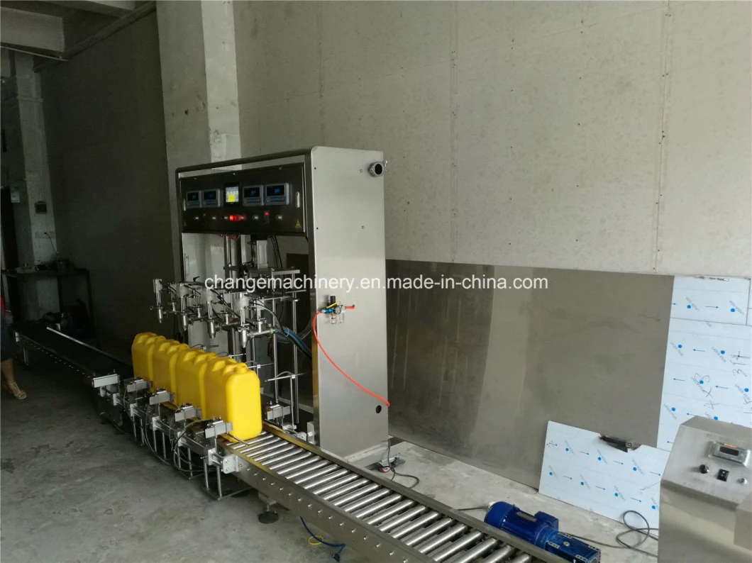 5L Farm Chemical Liquid Filling Sealing Labeling Machine